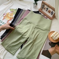 女五分裤 slimming girdle pants/Aulora pants Japanese Weight Loss Pants Hip Raise Slimming Leggings Beige