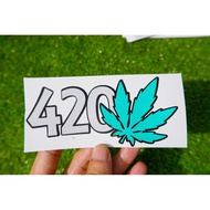 Sticker 420 Green Line