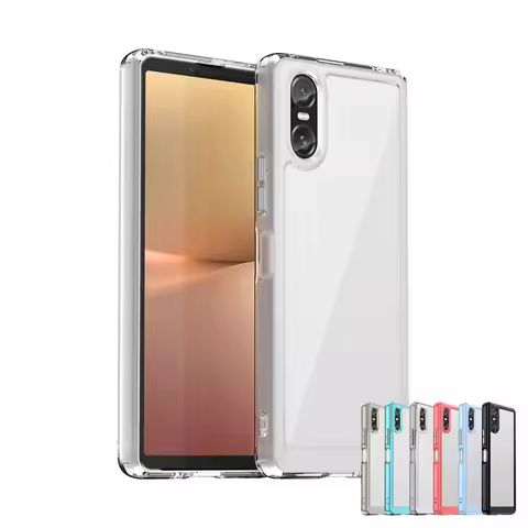 For Sony Xperia 10 VI Case Sony Xperia 1 VI Cover Luxury Shockproof Hard PC TPU Silicon Phone Back C