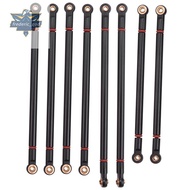 [frederic_godwin]8Pcs/Lot Metal Link Rod 313MM Wheelbase Suit for  SCX10 1/10 RC Crawler Car Parts