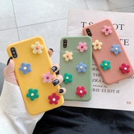 Cute 3D Flowers Phone Case For OPPO R9 R9S R11 R11S F1 F3 Plus R15X K1 Cover Fashion INS Floral Pattern Soft Back Cases