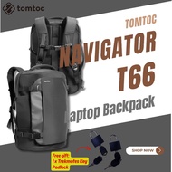 Tomtoc Navigator-T66 Travel Laptop Backpack | Laptop Bag (Black)