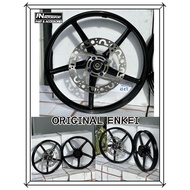 ENKEI Y15 PREMIUM QUALITY SPORT RIM ENKEI SP522 HITAM KILAT Y15 Y16ZR Y15ZR RIM SP 522 Yamaha Set PI