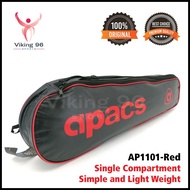 APACS Single Compartment Badminton Racket Bag AP1101 with 5 Colour Options