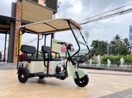 หลังคาติดรถ รถสามล้อไฟฟ้า DM (หลังคาไฟเบอร์) 175X80CM ไม่มีผ้ายางกันฝน **เฉพาะตัวหลังคา**