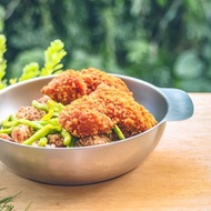 【惜物特惠-福利品】純鈦蘋果碗 1.5L (露營鈦鍋/ 沙拉碗 / 直火)