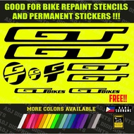 GT Bike Frame Set STENCILS Stickers MORE COLORS VINYL Bike Accessories