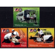 Stamp - 2008 Malaysia 100th Anniversary of St. John Ambulance (3v) MNH