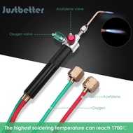 [Justbetter] หัวเชื่อมแก๊สขนาดเล็กชุดคิตบัดกรีสำหรับโลหะ
