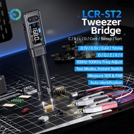FNIRSI LCR-ST2 Intelligent Tweezer LCR Bridge SMD Diode Voltage Tester Component Tester 100Hz-100kHz