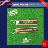 [SAME DAY SHIPPING 🇲🇾] ETIHAD Airways Premium Key Tags