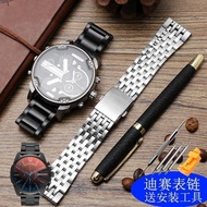 Watch Strap Dissay Strap DZ4316 DZ7395 DZ7305 Series Stainless Steel Bracelet 24 26 28mm Male Steel 