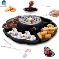 2 in 1 Electric Smores Maker Tabletop Indoor Electric Marshmallow Roaster Smores Kit Family Smore Ma