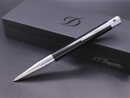 法國S.T. Dupont D-INITIAL系列 – 亮黑銀夾 原子筆 (265200)(+50可刻字)