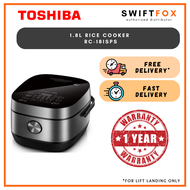 TOSHIBA Low GI SGS Approved Rice Cooker 1.8L - RC-18ISPS