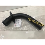 RG110 STANDARD EXHAUST NECK/ MANIFOLD WITH BRACKET BLACK