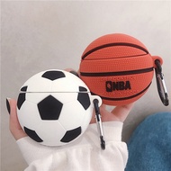 AirPod Earpod Apple 1 2 Pro 2 Airpods Earpods Case Patent Leather Earphone Basketball Case
