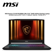 MSI Katana 15 HX B14WGK-284 15.6'' QHD 165Hz Laptop ( NVIDIA® GeForce RTX™ 5070, i7-14650HX, 16GB D5