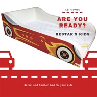 (Pre order) เตียงวางพื้น รูปรถ Restar car mini two side