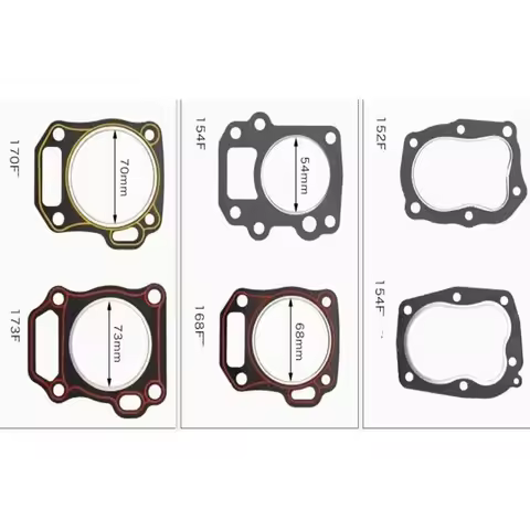 10pcs Cylinder Head Gasket for Honda 177F 190F 192F 170F 173F 152F 154F Chinese Gasoline Engine Gene