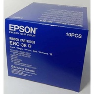 [ORIGINAL] 10 pcs Epson ERC-38 B Black Ribbon ERC30 ERC34 ERC38 270 300D TM U220A U220B U220D U200A 