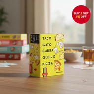 Taco Cat Goat Cheese Pizza Board Game Family Fun translates to Taco Cat Goat Cheese Pizza in Chinese