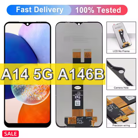 6.5" A14 5G For Samsung Galaxy A14 5G A146M A146P A146U A146B LCD Display Touch Screen Digitizer Ass