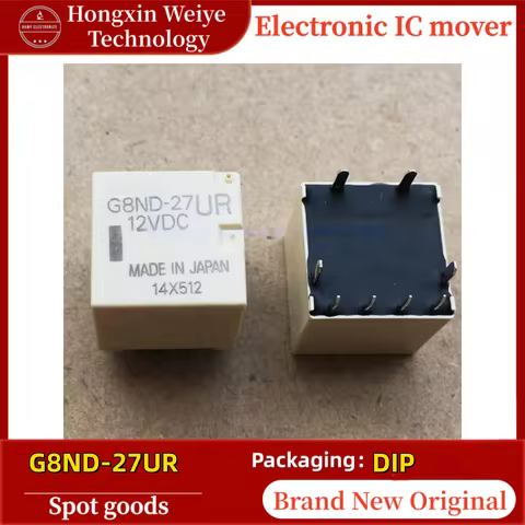 5/20 PCS G8ND-27UR DIP 12VDC Power Window Relay G8ND-27R Omron 2UK 2S Brand New In Stock