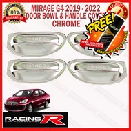 Mitsubishi Mirage G4 2019 to 2025 Door Bowl Inner and Door Handle Outer Garnish Cover Chrome 2016 20