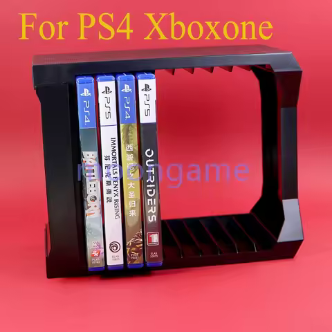 1pc Host Disc Storage Box Holder Game Disk Vertical Stand Store Game Discs For PS4 PS5 Xboxone Stand