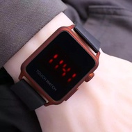 JAM TANGAN WATRUBBER IMPORT TOUCH SCREEN LED LCD PRIA WANITA AP015