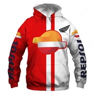 Repsol Harajuku Hoodies For Men Women Unisex Clothing Casual 3D Printing Sweatshirt Anime men Hoodie