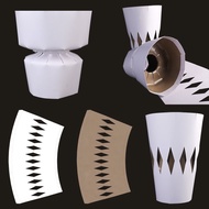 10 pcs Flower Bouquet Wrapping Helper Cardboard