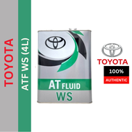 08886-02305 GREEN(ORIGINAL)Toyota ATF WS Automatic Transmission Fluid 4 Litres