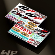 For WP KTM Fork Stickers Motorcycle Accessories Suspension Waterproof Decals Reflective Decoration M