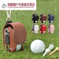 XYGreen Wild Golf Mini BackpackPUGolf Bag Golf Small Waist Bag Small Ball Mini Buggy BaggolfBall