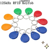 LINDW99HT 10pcs Color Random 125khz TK4100 ID Tag Card Professional Plastic Useful Access Control Sy