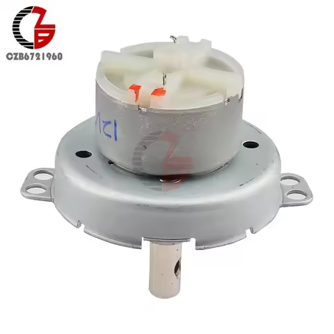 JS-50T Large Torque Metal Gear DC Gear Reduction Motor 12V 24V 5V 6V 5RPM 10RPM 15RPM 30RPM Motor fo