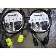 HIPLOK POP WEARABLE CABLE LOCK BLACK & NEON YELLOW/BLACK