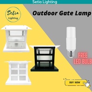 Outdoor Gate Pillar Light Lamp Weatherproof Modern New Design lampu Pagar Tiang Luar 户外柱子柱头灯