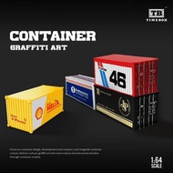 預訂 Pre-Order Time Micro TM 1:64 場景 擺設 裝飾 合金 20尺貨櫃 JPS黑金 / BRE DARSUN 46號 / Shell / Rothmans 樂富門