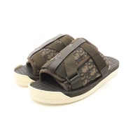 Christian Dior Alpha Oblique涼鞋 3SA081YXV 橡膠織物棕色女裝 #42 1/2