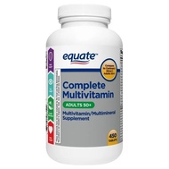 Adult 50+ One Daily Equate Complete Multivitamin/Multimineral Supplement Tablets, Includes One 450-c