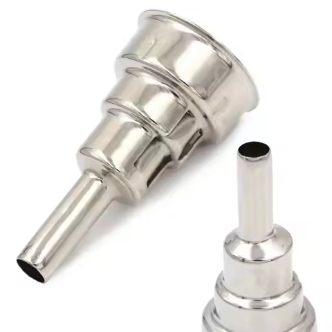 35mm to 9mm*65mm Handheld Air Gun Nozzle Metal Nozzle Universal Hot Airgun Torch Replacement Accesso
