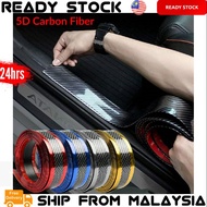 5D Carbon Fiber 3M Car Car Stickers Sticker Rubber Styling Door Sill Protector Car Bumper Door Guard