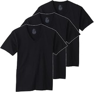 HM1EY703 Men's Undershirt, Short Sleeve, V-Neck (3-piece Set), Antibacterial & Odor Resistant Treatm