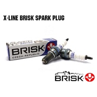 Spark plug brisk cooper x-line racing y15z lc135 rxz 125z ex5 nvx wave125