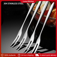 20Pcs/Set Fruits Desserts Cakes Fork Stainless Steel Fork Set Kitchen Fork Snack Cake Dessert Forks 