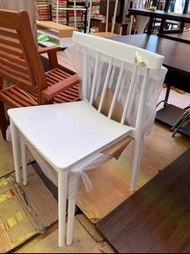【絕版品出清】PP古典造型白色餐椅