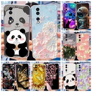 Honor 70 / Honor70 Pro / Honor 70 Pro+ 5G Cute Panda Flower Painted Phone Casing Honor 70 Pro Plus 7